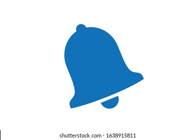 Bell or notification icon vector on white background 