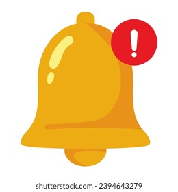 bell notification illustration vector isolated