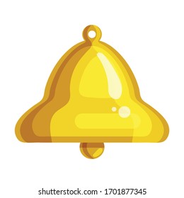 Bell notification vector icon.Cartoon vector icon isolated on white background bell notification.