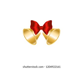 Bell on white background