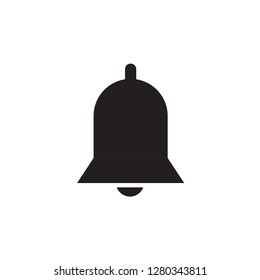 Bell outline icon vector, Alarm, handbell line isolated sign.