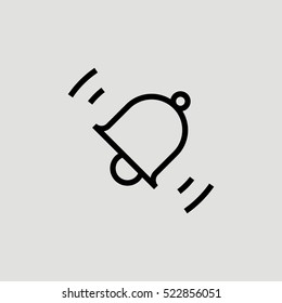 Bell Outline Vector Icon