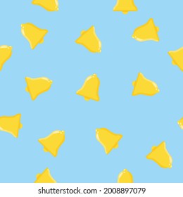 Bell Pattern. Vector seamless pattern of background with bells