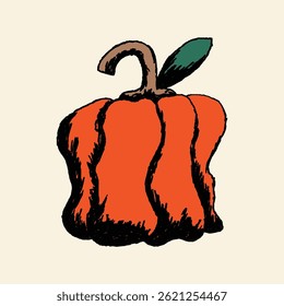 bell pepper abstract surrealism art illustration