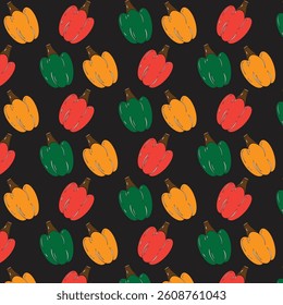 bell pepper design pattern .