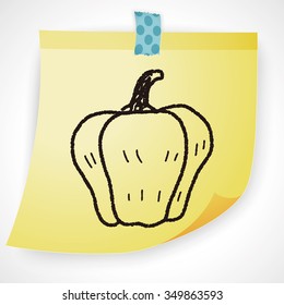 Bell pepper doodle