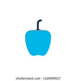 Bell pepper icon colored symbol. Premium quality isolated bulgarian pepper element in trendy style.