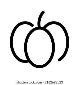 bell pepper icon or logo isolated sign symbol vector illustration - high quality black style vector icons
