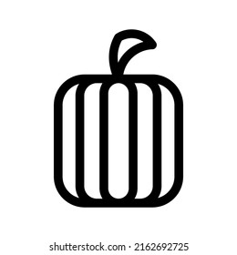 bell pepper icon or logo isolated sign symbol vector illustration - high quality black style vector icons
