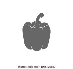 Bell pepper icon. Vector bell pepper. 