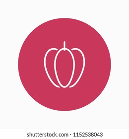 bell pepper icon vector