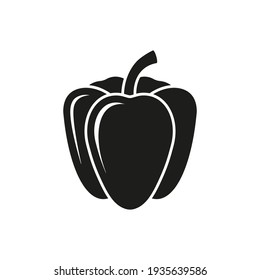 Bell Pepper Icon. Vector. Flat Design.