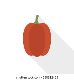 bell pepper icon. vector illustration