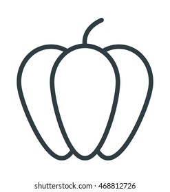 Bell Pepper Vector Icon