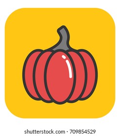 Bell Pepper Vector Icon