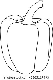 Ilustración del vector Bell Pepper Vector