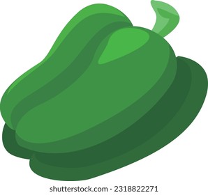 Bell pepper vegetable icon.illustration material vector
