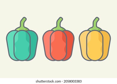 Paprika, Vektorsymbol