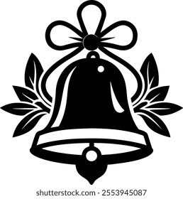 bell, ribbon, clipart, vector, eps 