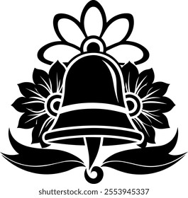bell, ribbon, clipart, vector, eps 