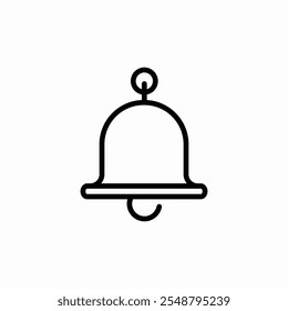 bell ring alarm icon sign vector