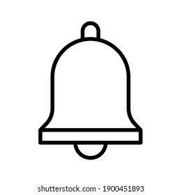 Bell, ring, alarm icon vector image. Can also be used for education. Suitable for use on web apps, mobile apps and print media.