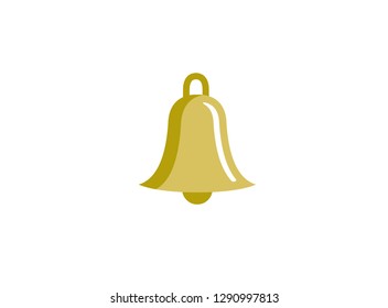 Bell ring and golden logo