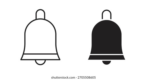 Bell ring icons for use web design,logo.Symbol illustration.