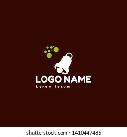 Bell Ringing logo concept. Designed for your web site design, logo, app, UI. map pin logo design. corporate identity logo. can be used for business company. modern illustration 