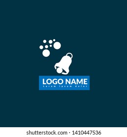 Bell Ringing logo concept. Designed for your web site design, logo, app, UI. map pin logo design. corporate identity logo. can be used for business company. modern illustration 