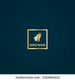 Bell Ringing logo. Logo Template Design.luxury design