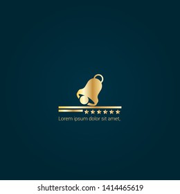 Bell Ringing logo. Logo Template Design.luxury design