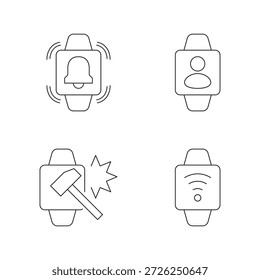 Glockengeläut und drahtlose WiFi-Symbole