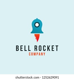 Bell rocket logo mark