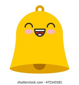 bell school character icon vector illustration design kawaii
