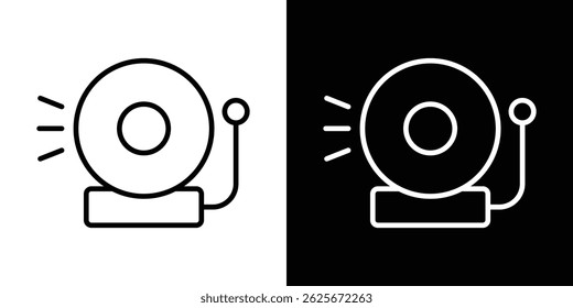 Bell school icon vector collection. vector sign illustration