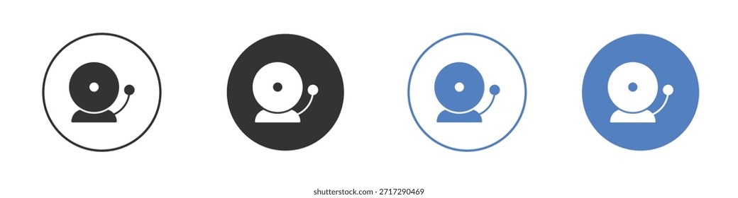 Bell school icon for web design. pixel perfect flat icons
