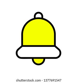 Bell sign - Alert bell icon - vector