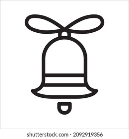 bell. simple icon design, best used for banner, flayer, or web application. Editable stroke with EPS 10 file format