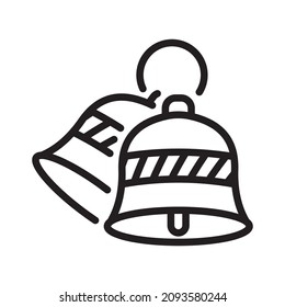 bell. simple icon design, best used for banner, flayer, or web application. Editable stroke with EPS 10 file format