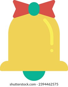 Bell single vector line icon