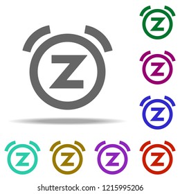 bell snooze icon. Elements of web in multi color style icons. Simple icon for websites, web design, mobile app, info graphics