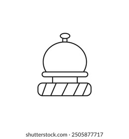 bell song vector type icon
