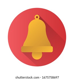 bell sound block style icon vector illustration design