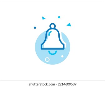 Bell Stroke Line Icon
, Bell vector illustration