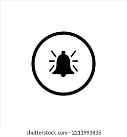 Icono de símbolo de la Campana en círculo