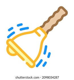 bell tool color icon vector. bell tool sign. isolated symbol illustration