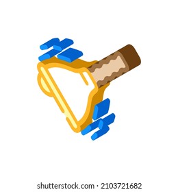 bell tool isometric icon vector. bell tool sign. isolated symbol illustration