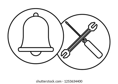 bell and tools