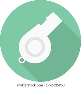 bell vector flat color icon